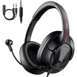 Headset Gamer Eksa E3d Air Joy P2/p3 Multiplataforma Preto