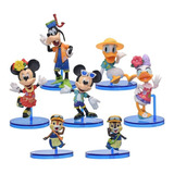 Mickey Mouse Set De 7 Figuras Donal Chip Pluto Goofy Dale