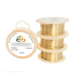 Alambre Aaa #22 Soft Gold Americraft Supply Bijouterie