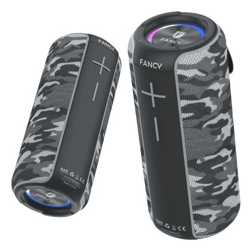 Caixa De Som Bluetooth Alto-falante Wireless Led Rgb Fancy.