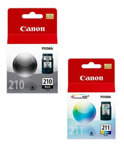 Combo Canon Pg-210 Cl-211 Negro Y Color