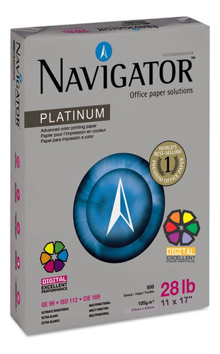 Navigator Bond Digital Tam. Carta 105 Grs. 500 Hojas      