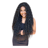 Peruca Kama 260 Gr Cacheada Human Hair Bio Fibra + Brinde