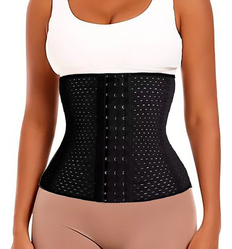 Faja Modeladora De Cintura Elastica Tipo Corset Panza Fiesta