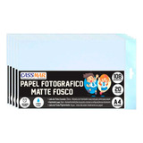 Papel Fotográfico Matte A4 108g Fosco Prova Dágua 500 Folhas