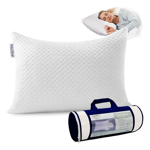 Almohada Memory Foam Estándar Gel Ajustable Suave Cómoda