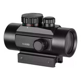 1x40 Red Dot Reflex Ajustável Sight Para Caça Ao Ar Livre