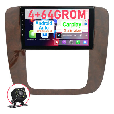 Carplay Estéreo Para Gmc Yukon 2007-2013 4+64g Cámara Wifi | Meses sin interés