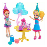 Polly Pocket Fiesta  Cumpleaños Incluye Muñecas Y Accesorios