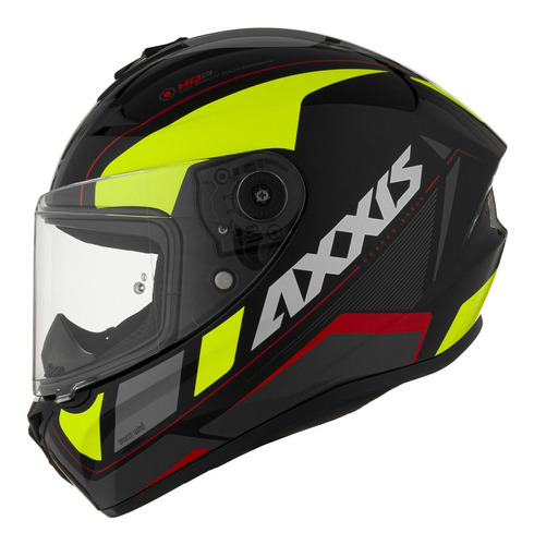 Casco Moto Integral Axxis Draken Wind B3 Amarillo Brillo