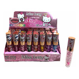 Pack 6 Brillos Labiales Magicos Premium Glitter Hello Kitty