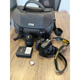  Nikon Kit D3400 + Lente 18-55mm Vr Dslr Color  Negro