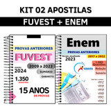 Kit Apostila Enem + Fuvest 2023 Provas Anteriores Com Gabaritos