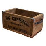 Caja/cajón De Madera Con Tiradores De Hierro - The Copper Co