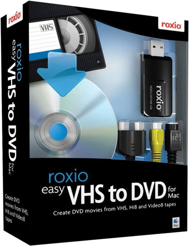 Convertidor Digital Vhs A Dvd Para Mac Hi8, V8 Video To Dvd