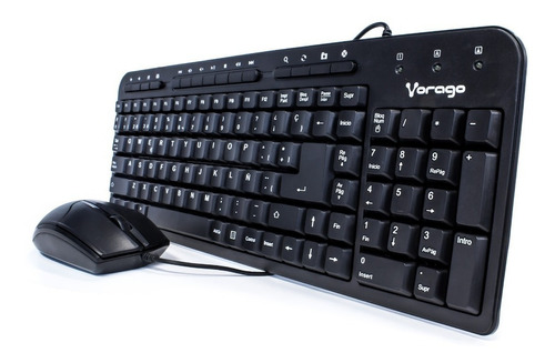 Vorago Kit Teclado Mouse Alambrico Usb Multimedia Km-105 /v