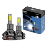 Kit Farol Lâmpada Super Ultra Led F9 H3 150w Dc 9-48v 6000k