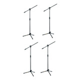 Hércules Ms432b Atril Base Para Micrófono Con Boom 4 Piezas