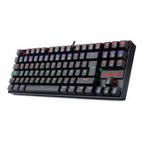 Teclado Gamer K552-kr-sp Negro Layout Español Rainbow 