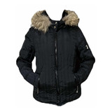 Campera Michael Kors De Pluma Talla M Mujer. Negra Original