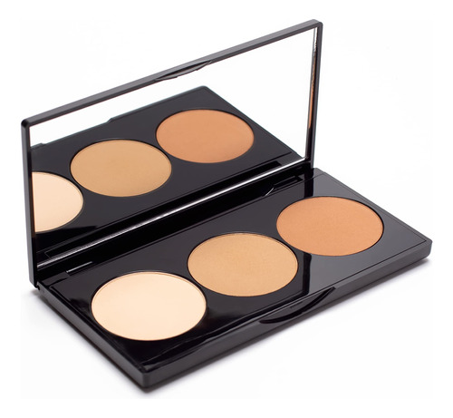 Fab Brows Kit De Contorno Fab Trio - Paleta De Contorno Para