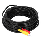 Cable Cctv Portátil 2 En 1, Cable De Alimentación De Vídeo R