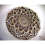 Panel Mandala Multicapa Decorativo Para Pared De 40x40 Cm