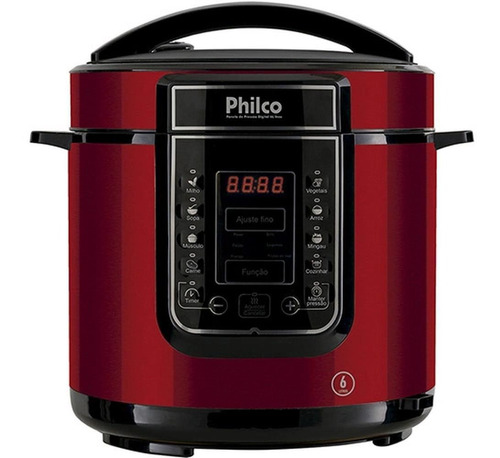 Panela De Pressão Digital 6l Inox Vm 220v Ppp01 - Philco