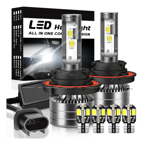 9005 H11 Kit De Faros Auto Led Delanteros Antiniebla Canbus