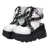 2024 New Boots Gothic Short Leather