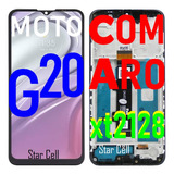 Tela Frontal Original Moto G20(com Aro)xt2128)+pelcla3d+capa