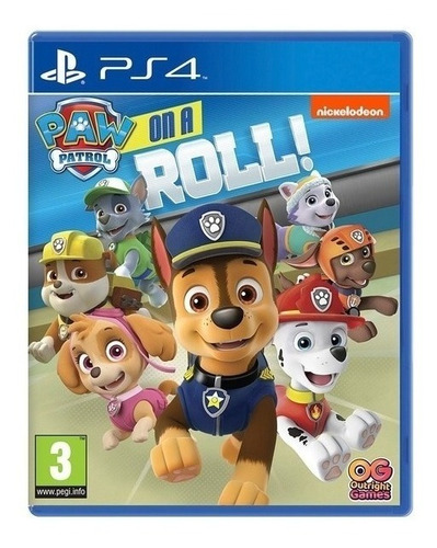 Paw Patrol: On A Roll!  Standard Edition Outright Games Ps4 Físico