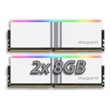 Memória Ram Asgard Valkirie 16gb (2x8gb) 3600mhz Rgb Branca