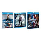 Capitan America Trilogia Blu-ray ( Leer Descripcion )
