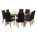 Jgo. De Comedor Barcelona 1400x1400 S/cadiz Pu Negro