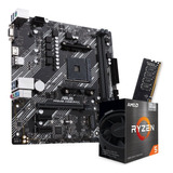 Combo Actualización Pc Amd Ryzen 5 5600g + A520m + 8gb Ddr4