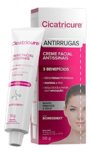 Cicatricure Creme Anti Idade Sinais Facial Original Pescoço