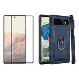 Kit Cristal Y Case Forro Para Celular Google Pixel 6