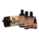 Kit Barba Necessaire, Shampoo Condicionador, Balm E Óleo Mar