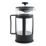 Cafetera Prensa Francesa 600ml En Vidrio Borosilicato Color 