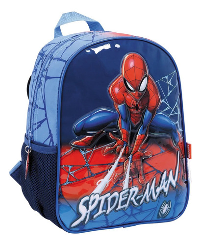 Mochila Spiderman Jardin 12¨ Hombre Araña Web Wabro Original