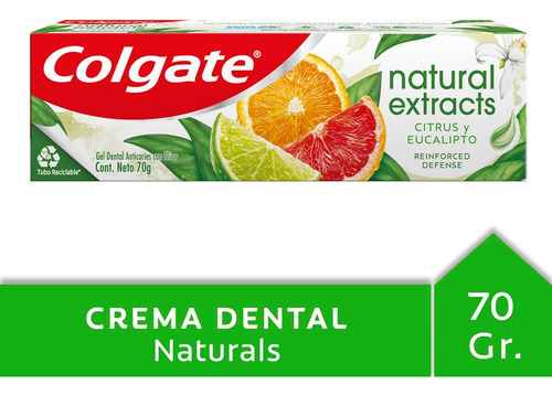 Pasta Dental Colgate Natural Extracts Reinforced Defense 70g