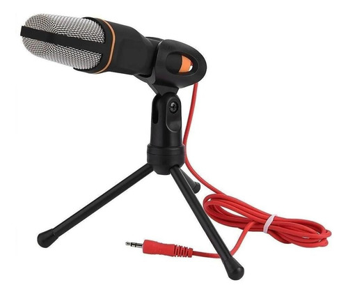 Microfone De Mesa Condensador Q-888 Com Tripe Com Saida P2 Cor Outro
