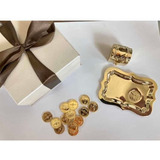 Arras Matrimoniales Virgen De Guadalupe Set Baño Oro 18k