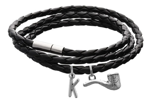 Pulsera Pipa Fumar Tabaco Brazalete Dije Pipa Letra Inicial