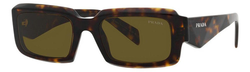 Prada Spr 27zs 19j-09z Square Shape Tortoise Gold