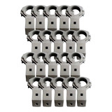 20 Unidades Suporte. Oi  Lnb Abraçadeira Lnbf Ku  2x2 Cm