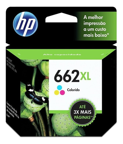 Cartucho Hp 662xl Colorido Para 1516, 2516, 3516, 4646, 2646