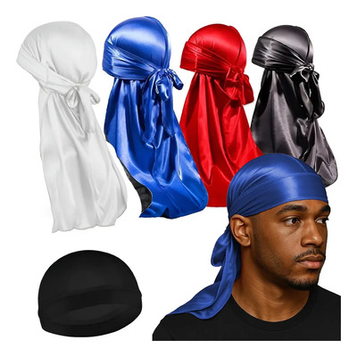 Durag Headwear Wave Cap Bufanda Gorro Bandana Hombre  | Meses sin interés