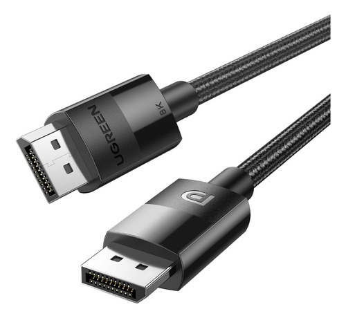 Cable Displayport A Displayport Dp 1.4 8k@60hz Nylon Trenzado Hdr 3d 5m